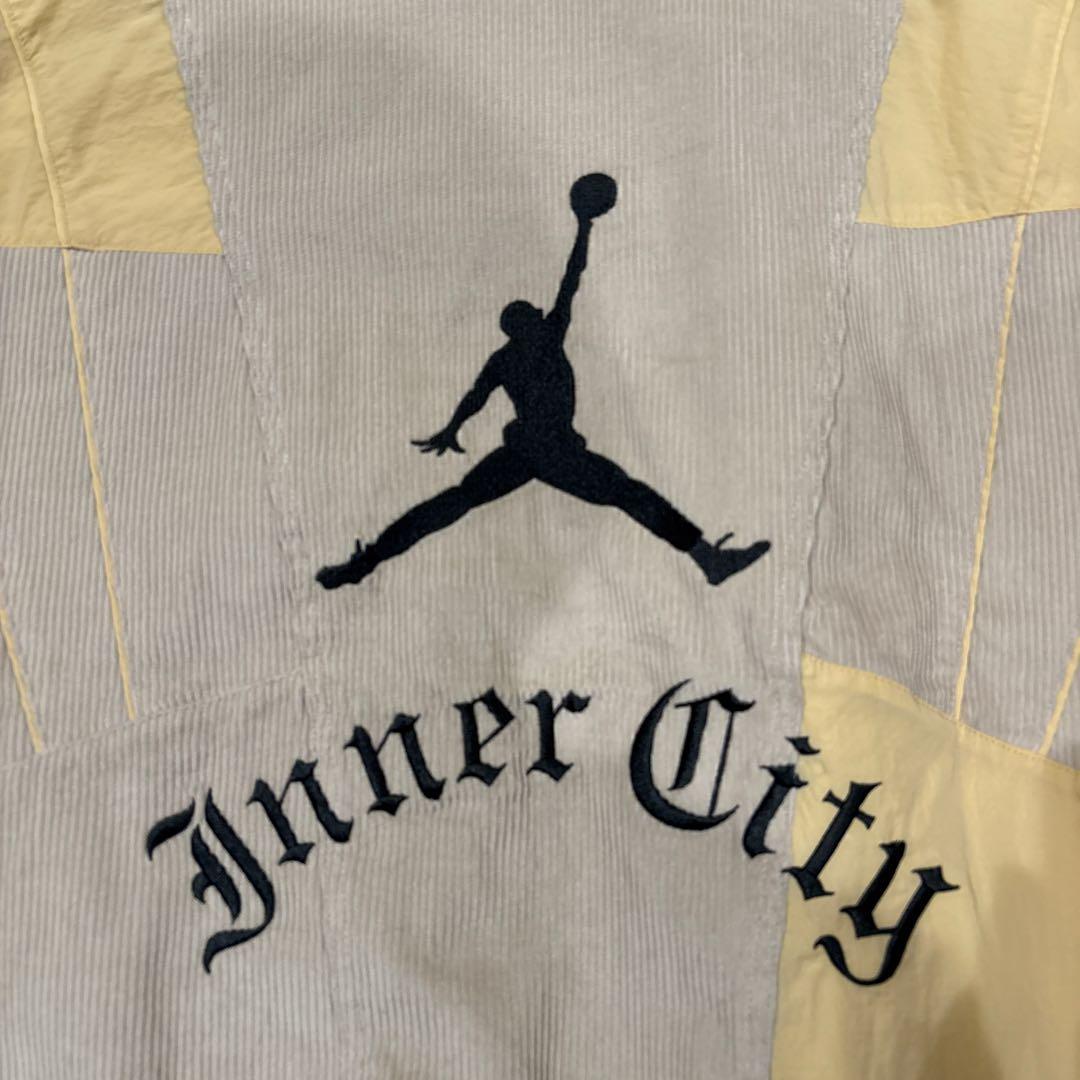 Jordan ナイロンジャケット XXL イエロー/グレー