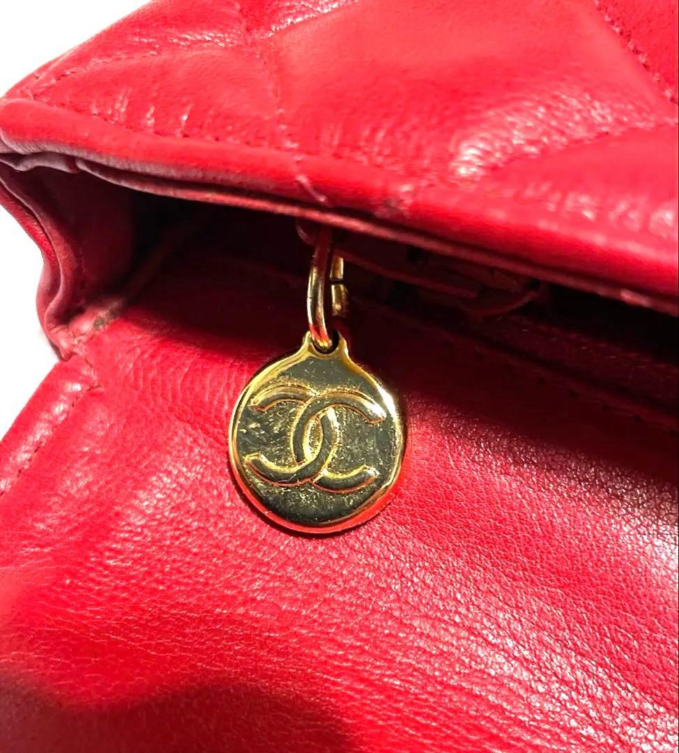 Y*n様 シャネル　マトラッセ ラムスキン ターンロック ミニ ウエストポーチC