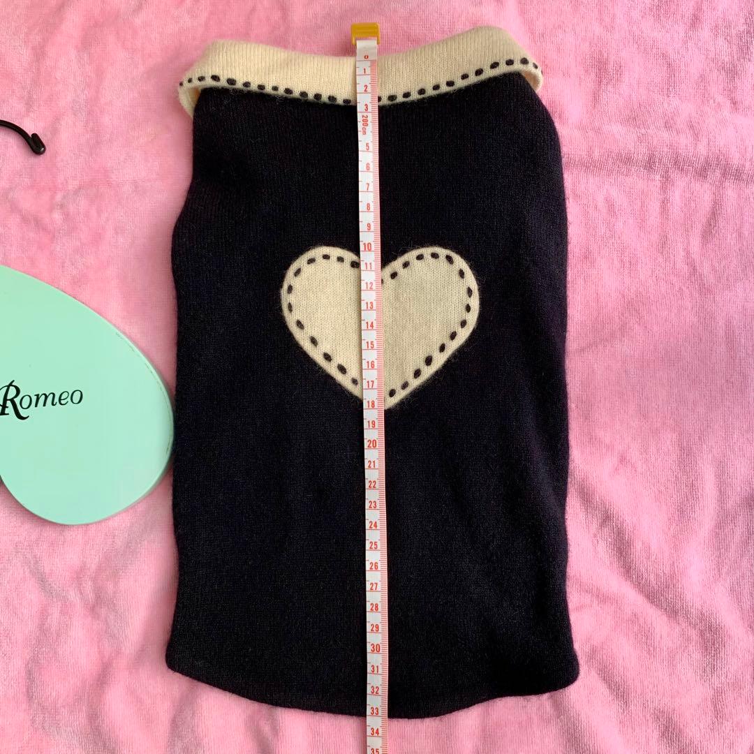 訳あり未使用Fifi&Romeo3連ネックレスカシミヤニットハンガー付セーターL