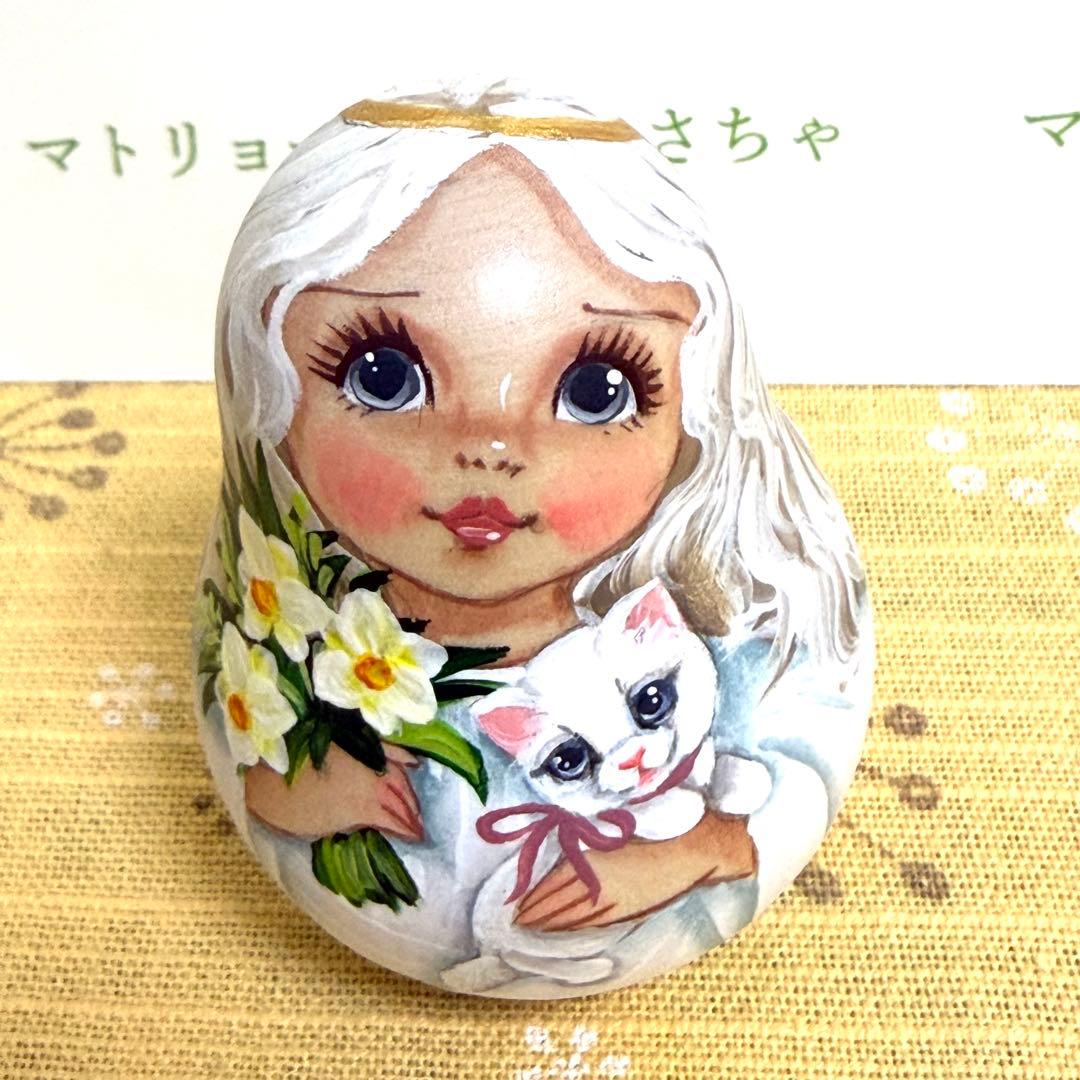 おきあがりこぼし　マトリョーシカ　クリスマス　天使　猫