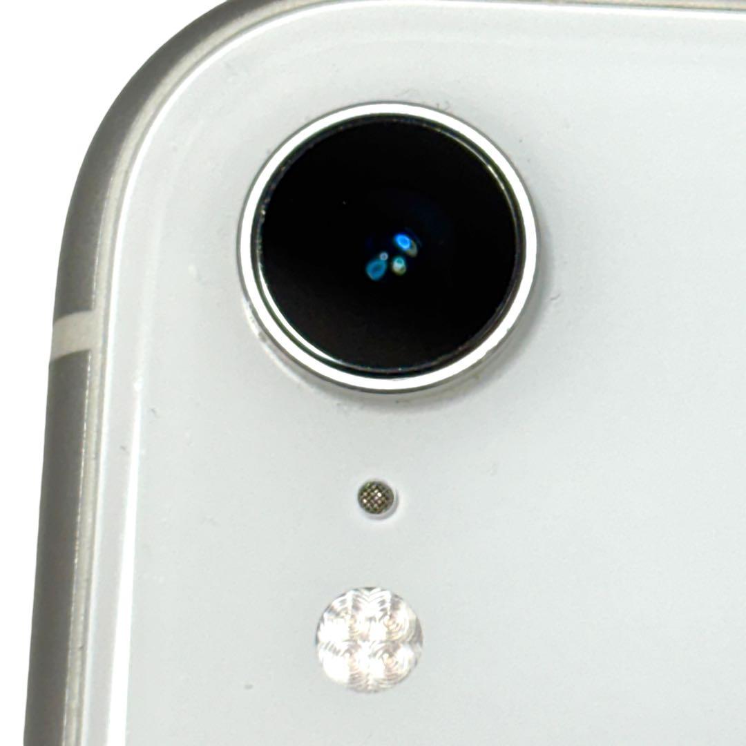 iPhone XR 64GB ホワイト 白 SIMフリー バッテリー100%