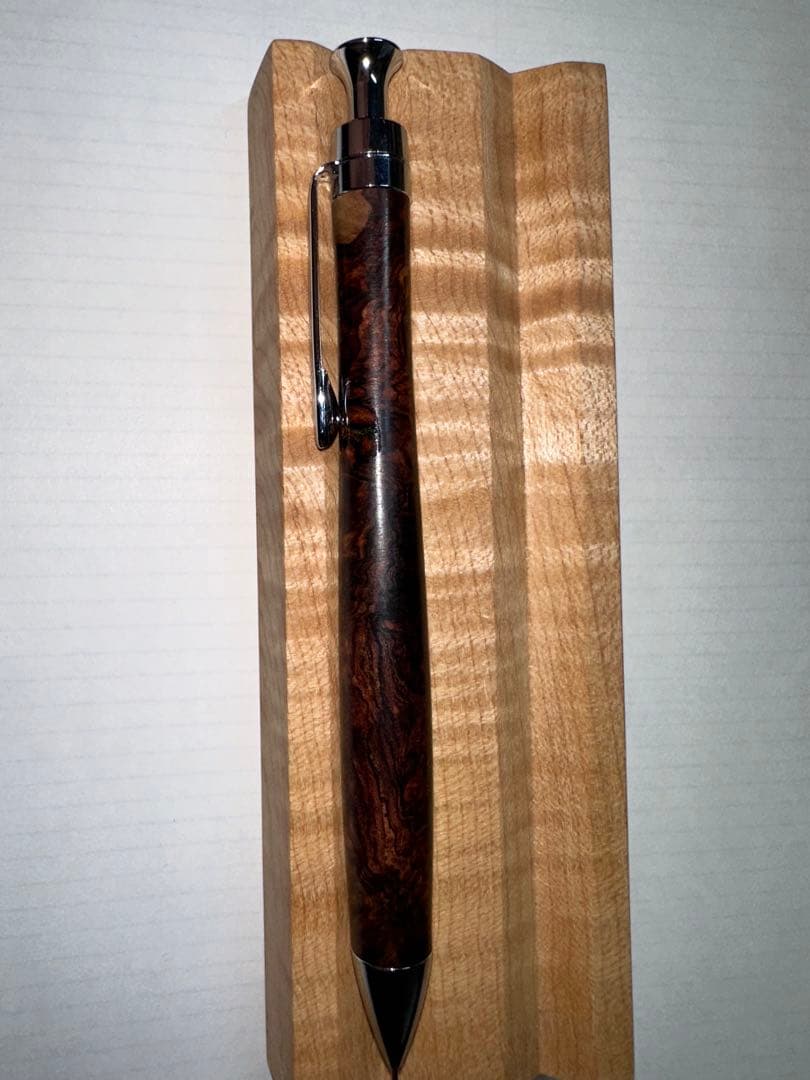 こぶた工房　シャープペンシル　ローズウッド瘤杢極上　0.5mm 節修正あり
