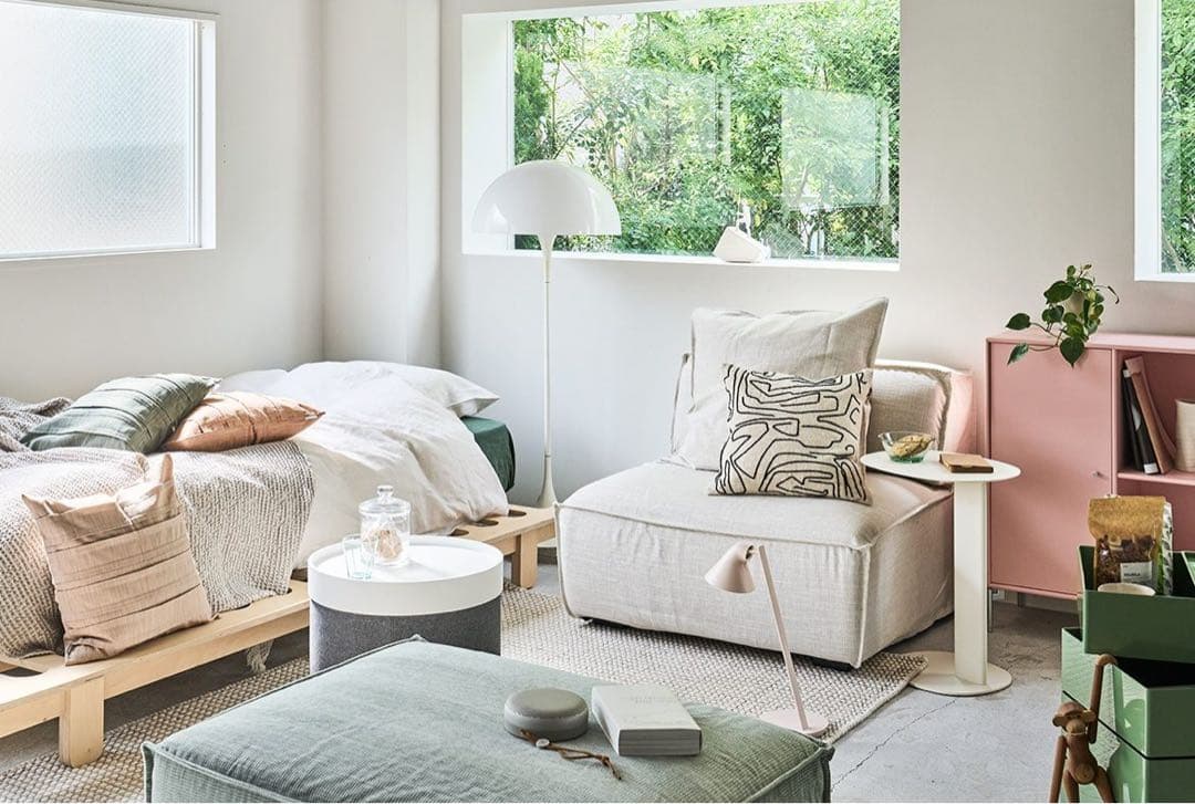 ACTUS 1人掛けソファ 付属クッション付き