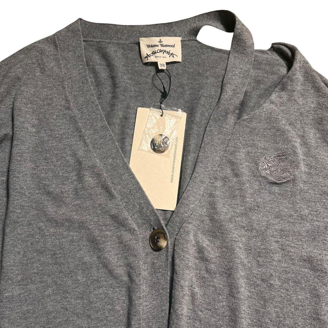 未使用タグ付き　ヴィヴィアンウエストウッド　アングロマニア　カーディガン　グレー