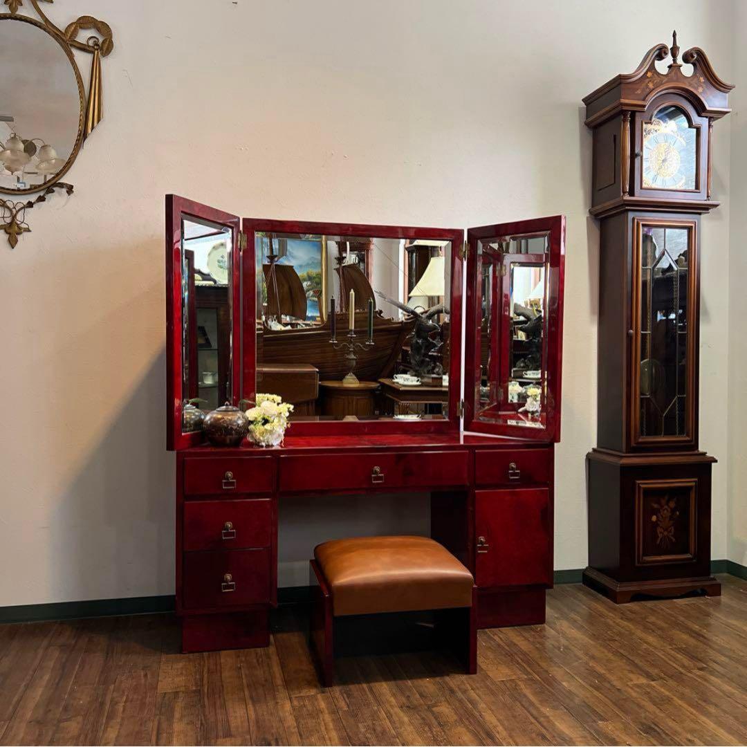 【鈴木】k830r111 最高級ミラードレッサーセット スツール付