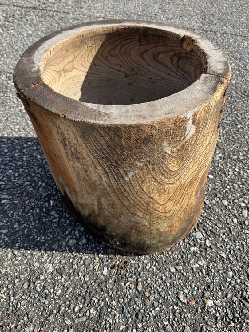 古民具 木製 臼 うす もちつき道具 アンティーク 餅つき