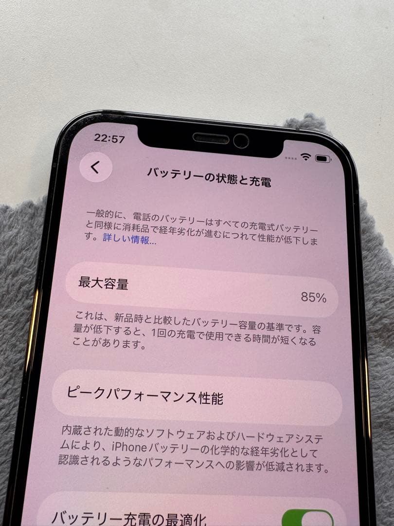 【超美品】Apple iPhone 12 Pro 256GB グラファイト