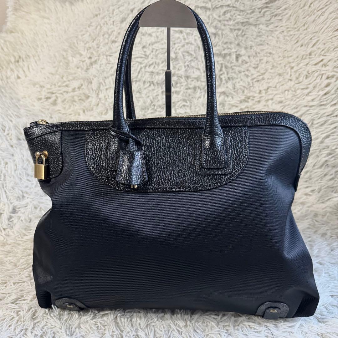 【美品】トフアンドロードストーン　ビームス　別注　キー　ハンドバッグ