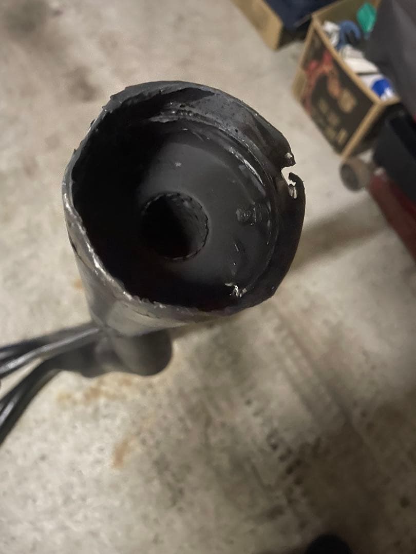 ヤマハ　xjr1200 ショート管　マフラー　社外