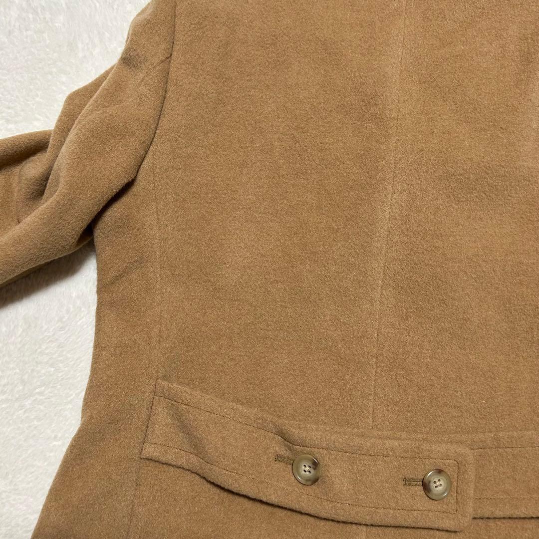イタリア製 ポロバイラルフローレン キャメルヘア ダブルブレスト コート 52