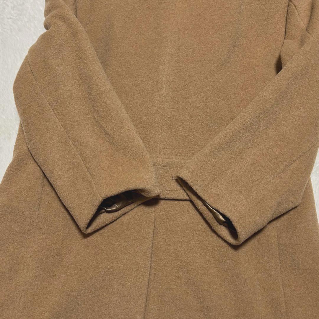 イタリア製 ポロバイラルフローレン キャメルヘア ダブルブレスト コート 52