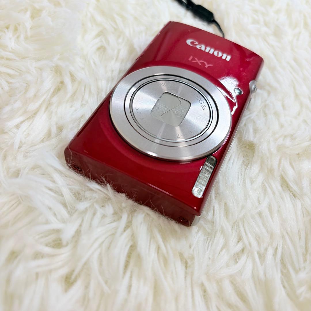【美品】 キヤノン CANON IXY180 レッド