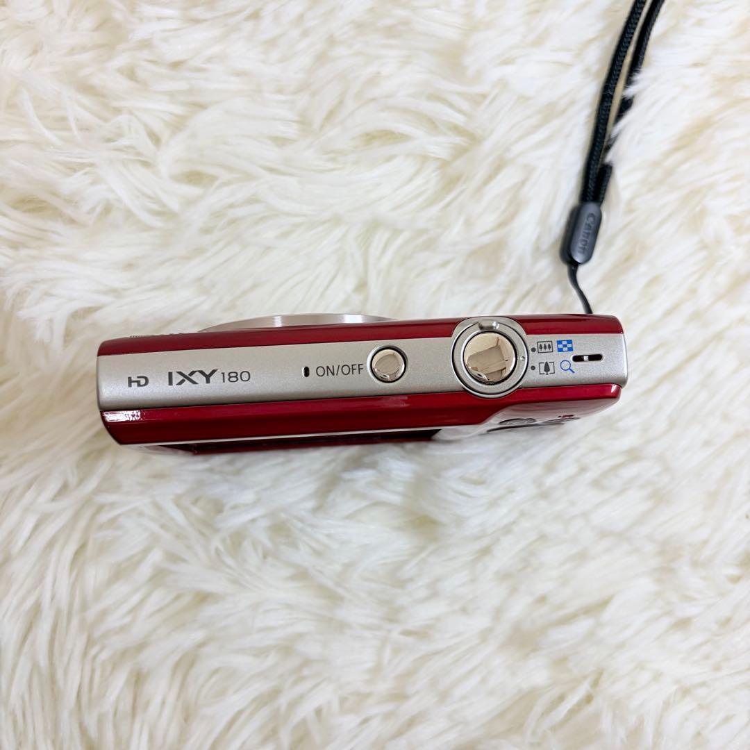 【美品】 キヤノン CANON IXY180 レッド