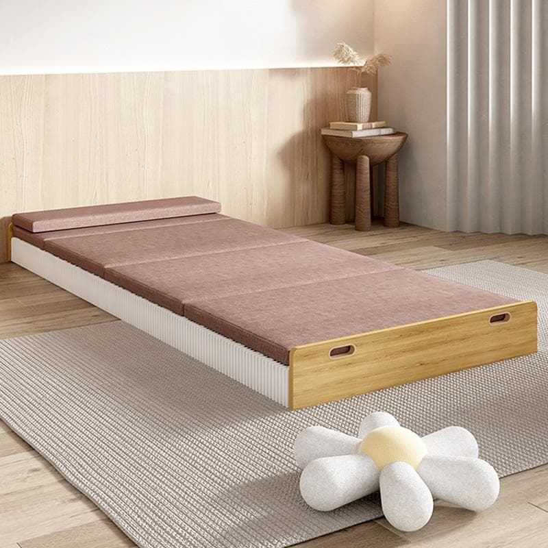 ペーパー折りたたみベッド幅60㎝高さ16㎝組立不要マットレス付き 軽量 通気性