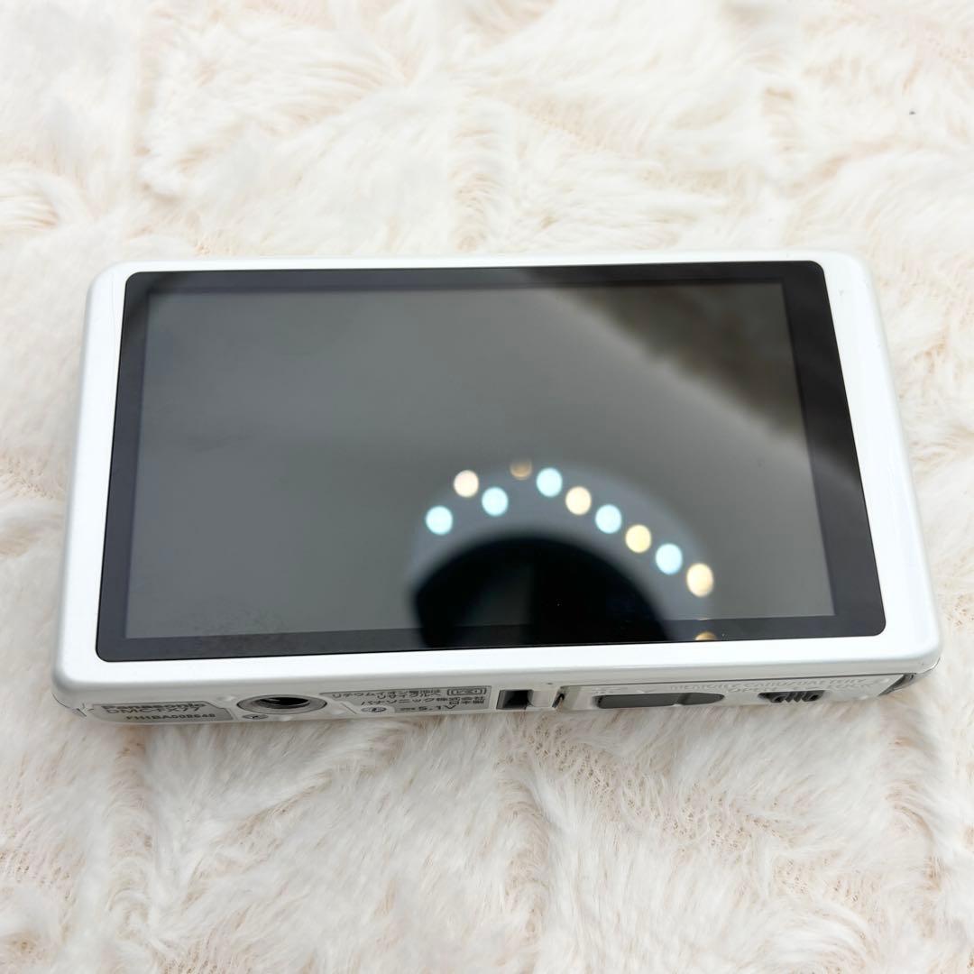 極美品 動作良好 Panasonic LUMIX DMC-FX77 ホワイト