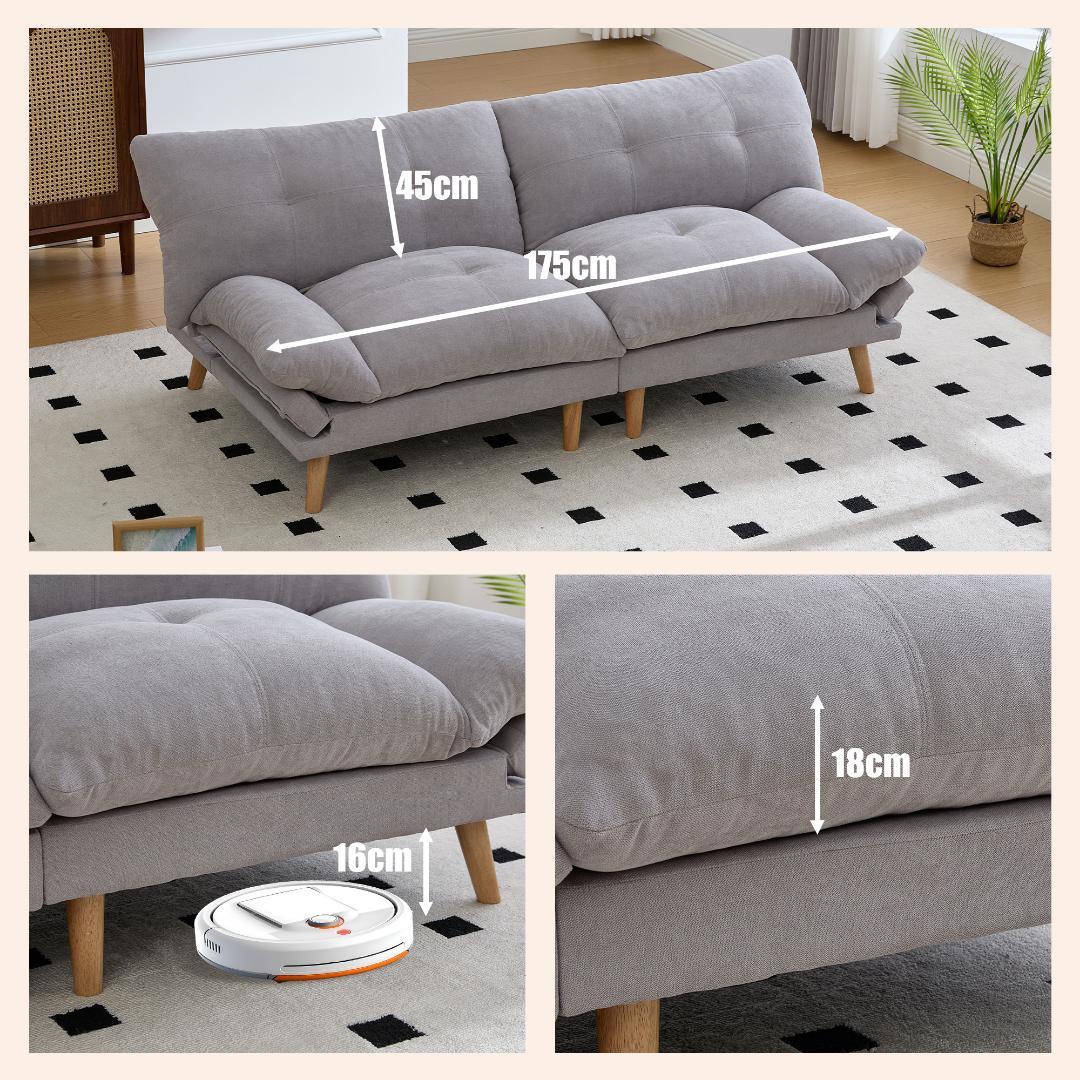 多機能ソファ、ソファベッド、2人掛けソファ、コンバーチブルソファベッドは、