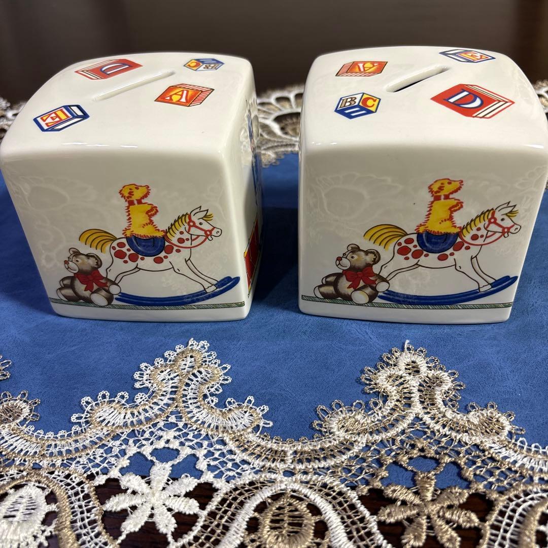 TIFFANY ティファニー　陶器製　貯金箱