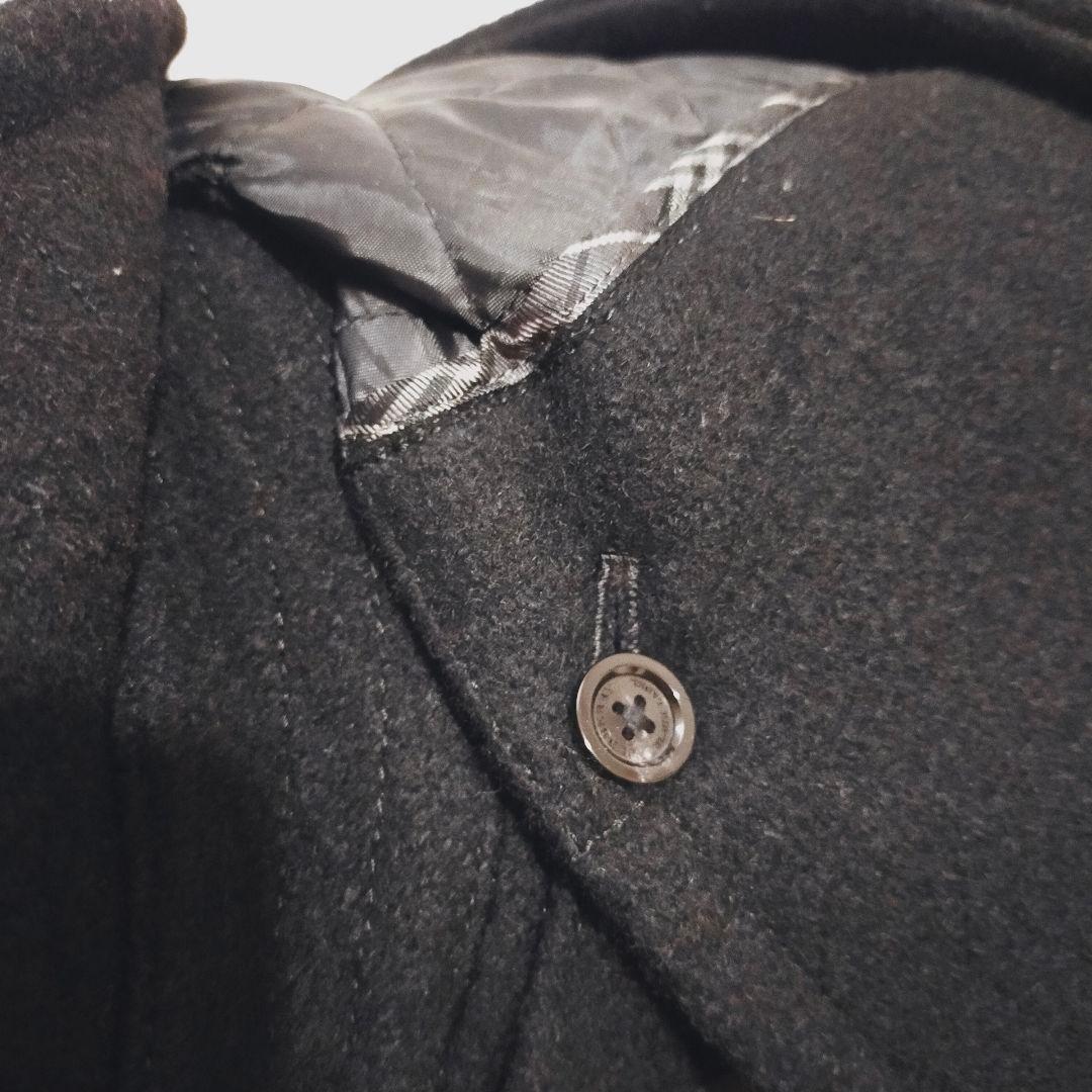 極美品　バーバリー ブラックレーベル ダッフルコート　山下智久　キルティング　黒