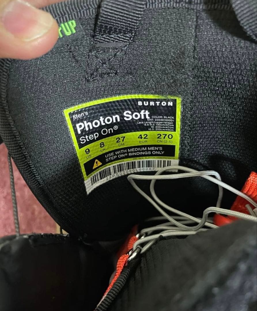 BURTON バートン Step On フォトン ソフト 27cm