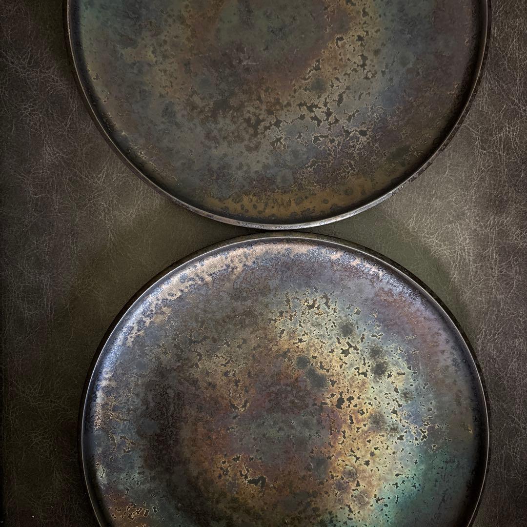 宮下翔太 器 大皿 プレート2枚セット/作家 作品【バラ売り可】