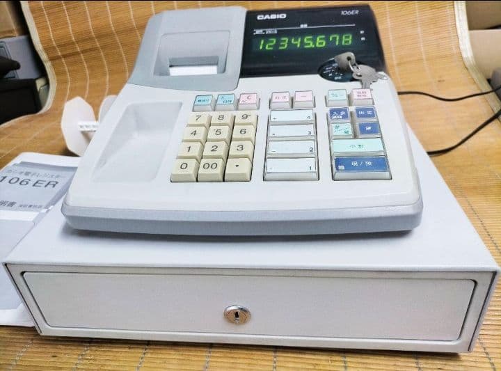 カシオレジスター　106ER　簡単便利特殊　送料込　611600