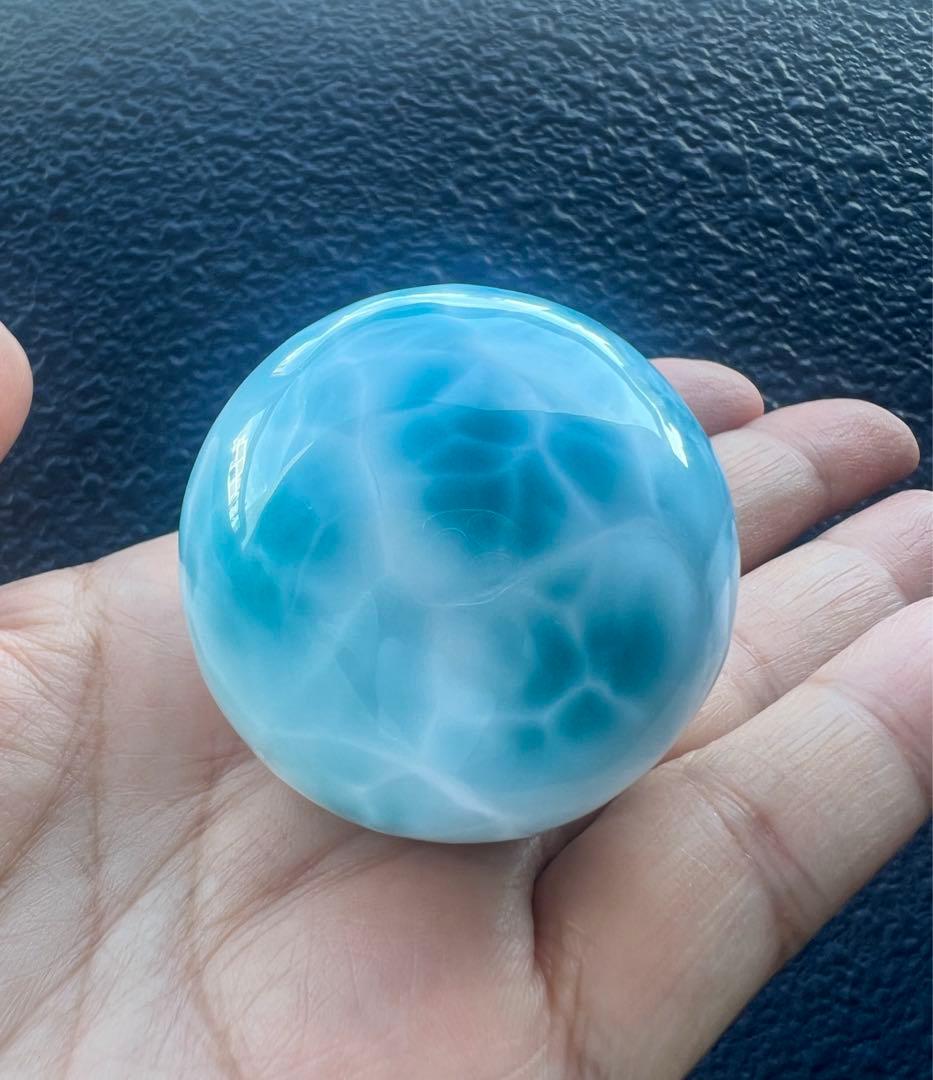 特選　希少　ラリマー　スフィア　44mm 大玉