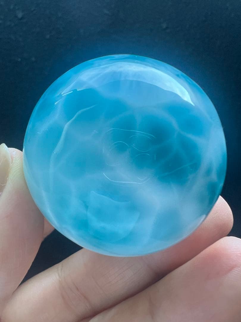 特選　希少　ラリマー　スフィア　44mm 大玉