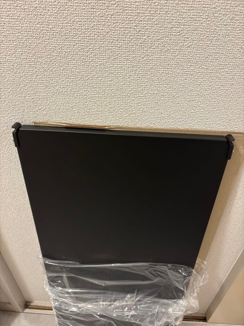 専用 無印スチールユニットシェルフ　スチール棚 ワイド大 特注ダークグレー×2台