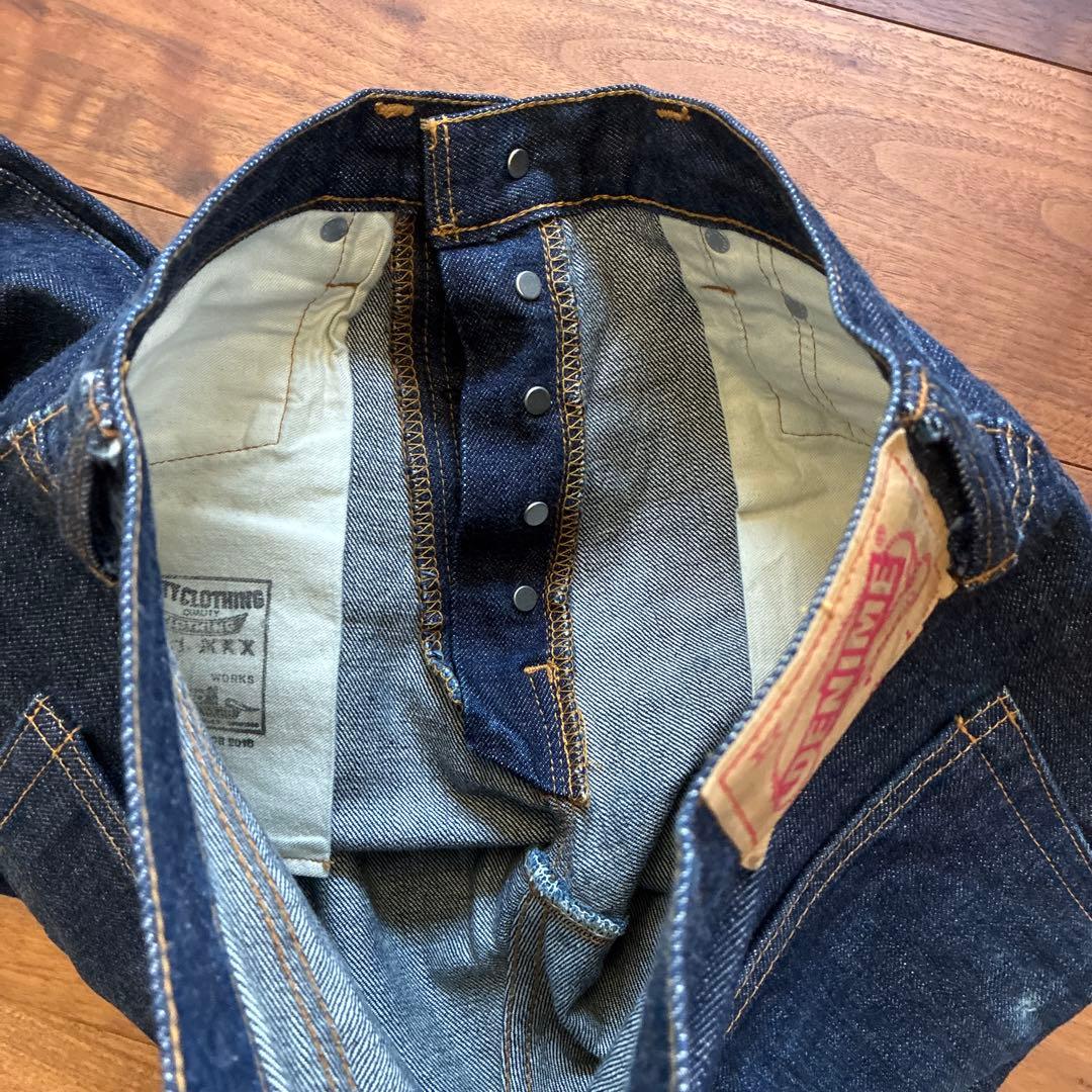 DENIME 32インチ ストレートデニム.