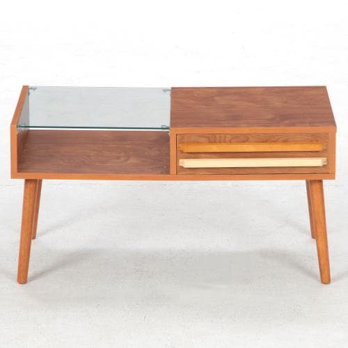 《新品・送料無料》リビングテーブル オスロ ミディアムブラウン