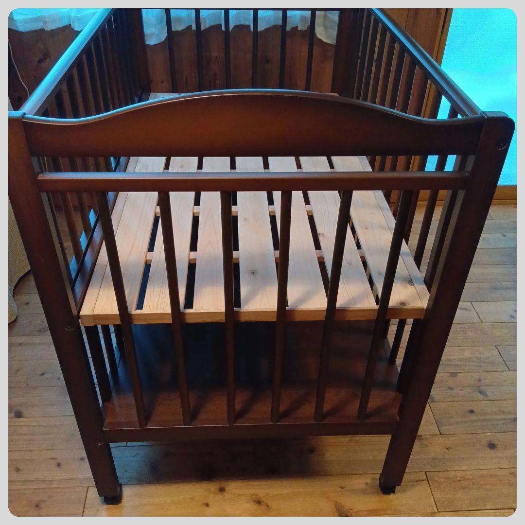 《1点限り❣️》澤田木工所　ベビーベッド　ハイシートベビーベッド⭐︎