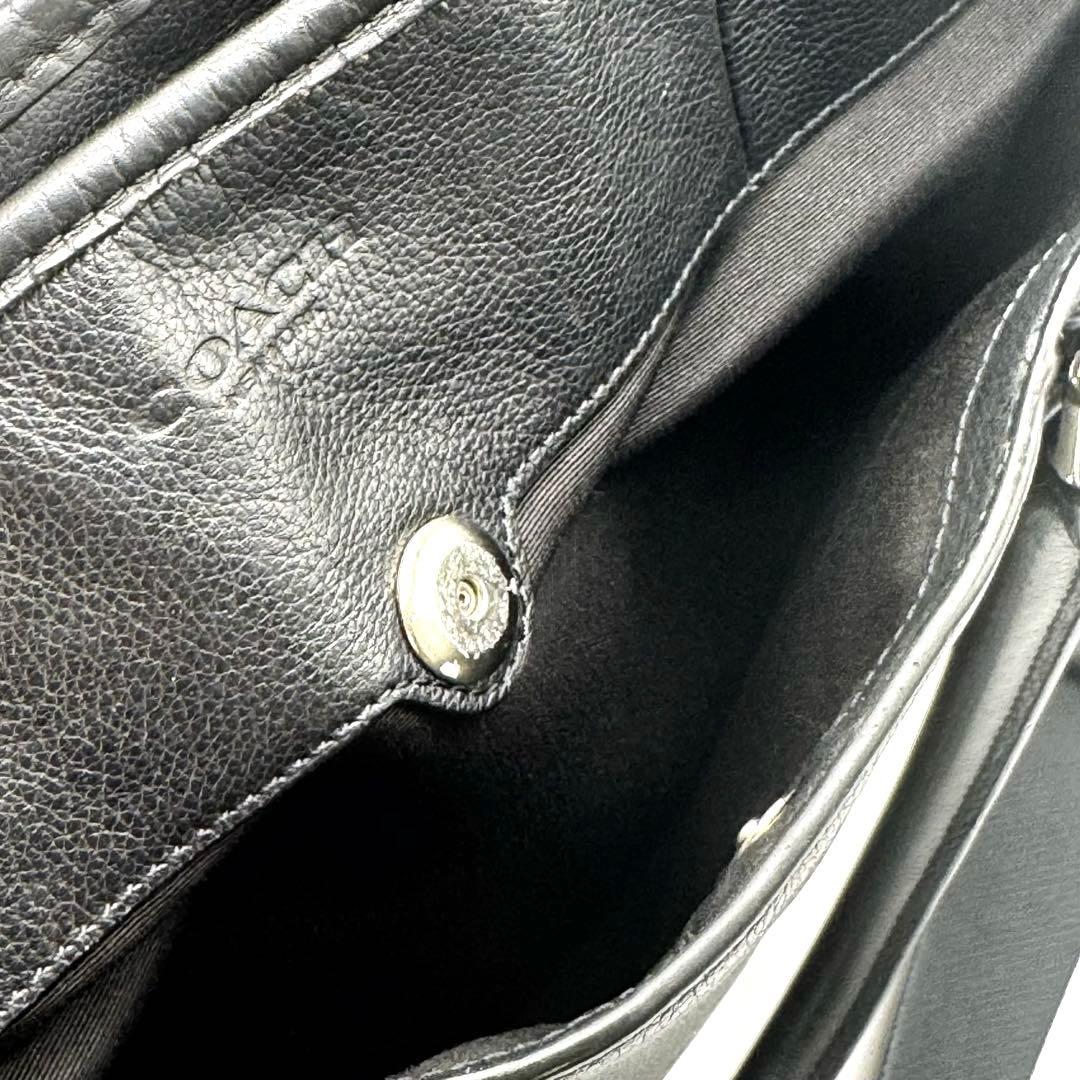 超美品　コーチ　スムースレザー 2WAYメンズビジネスバッグ ブラック 人気商品