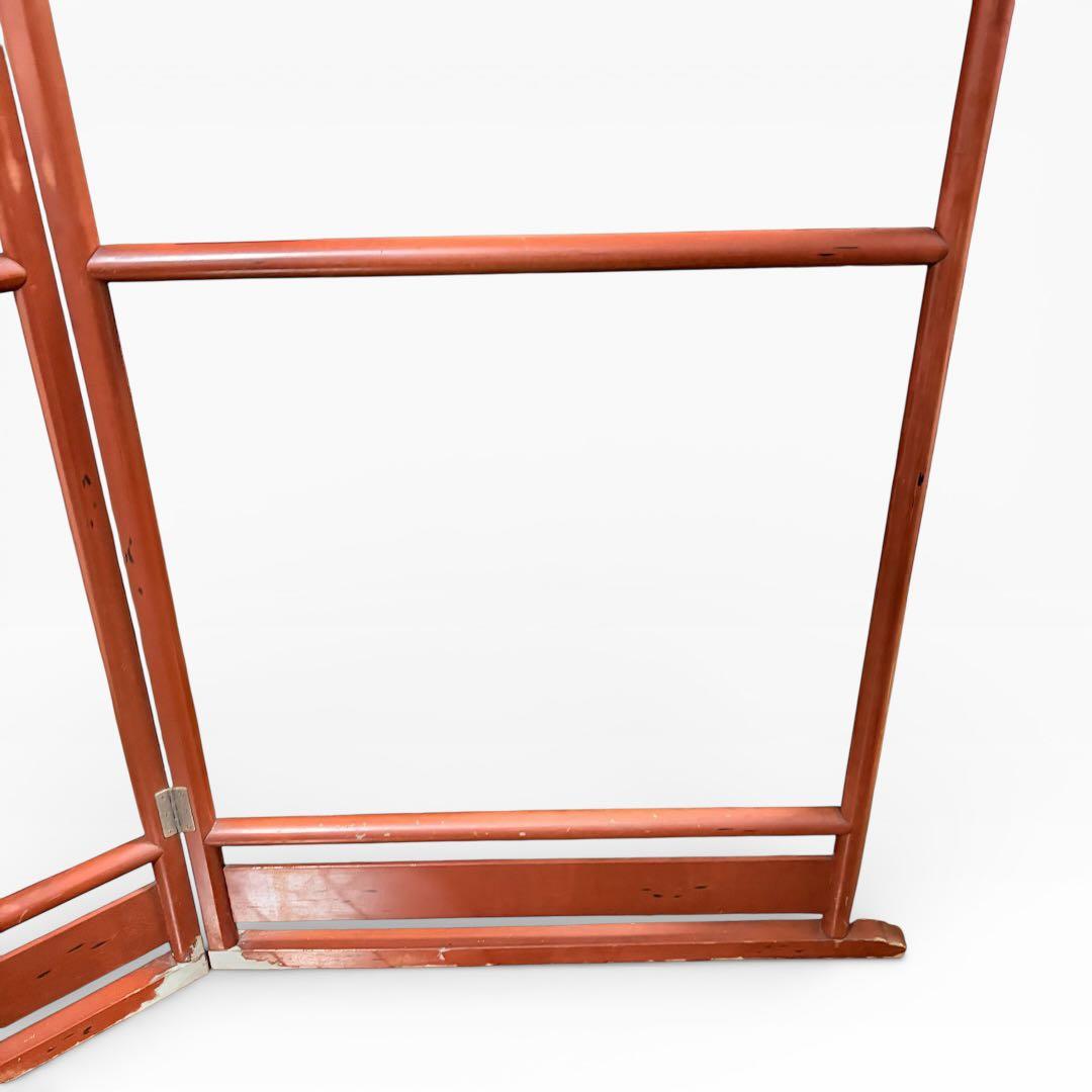 衣桁 着物掛け 衣紋掛け 折り畳み インテリア 昭和レトロ　アンティーク 木製