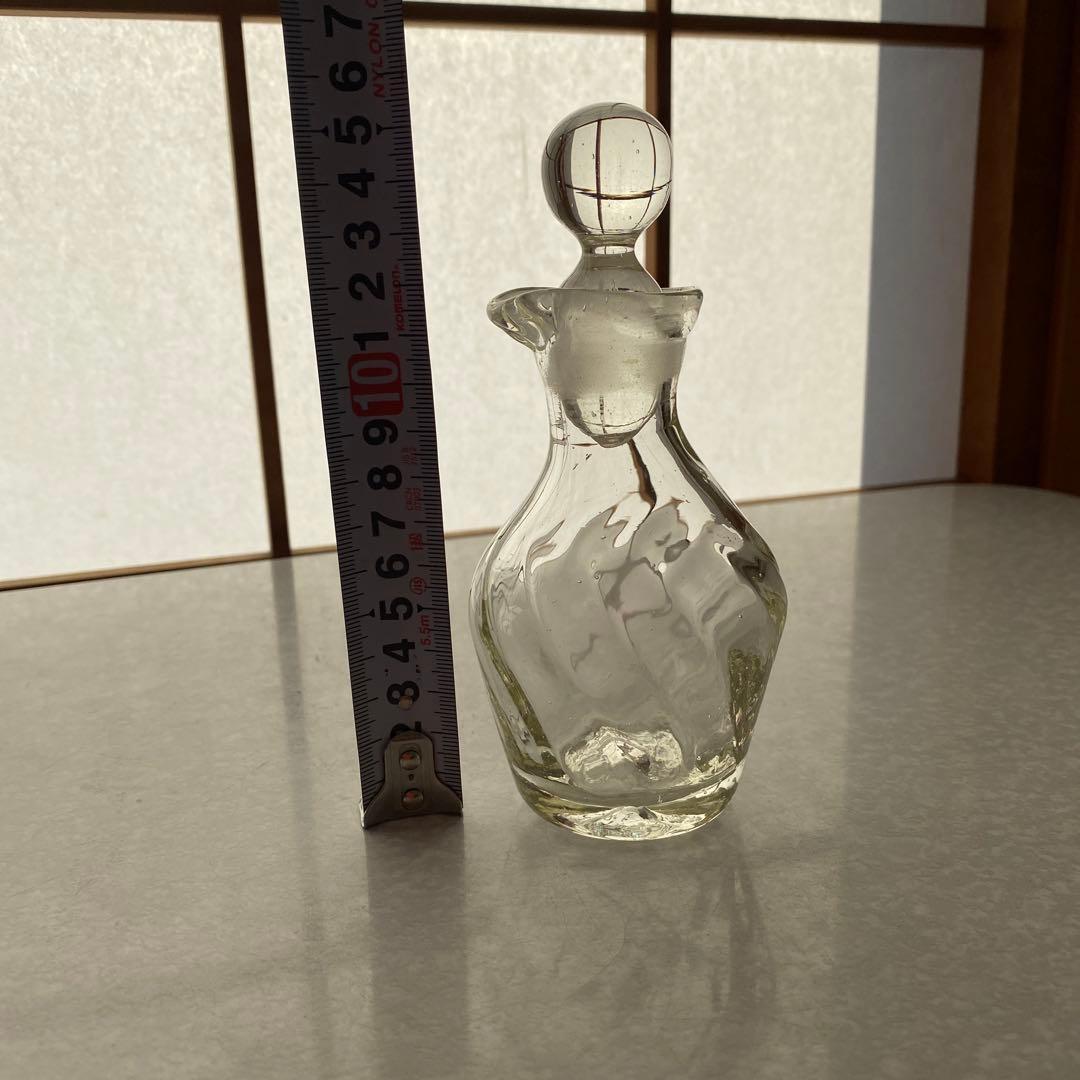 民藝　倉敷ガラス　小谷眞三さん　吹きガラス　醤油差し