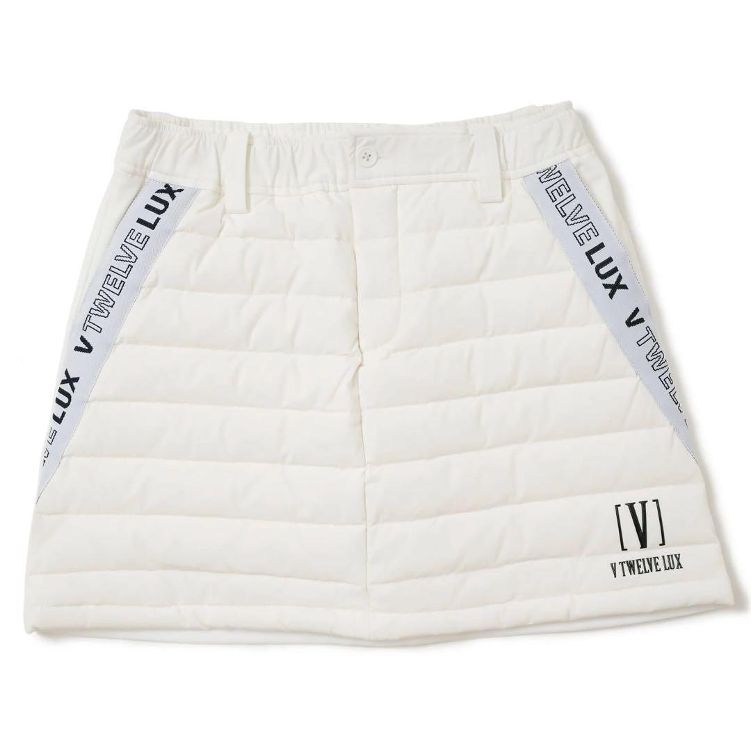 V TWELVE LUX ゴルフスカート ホワイト