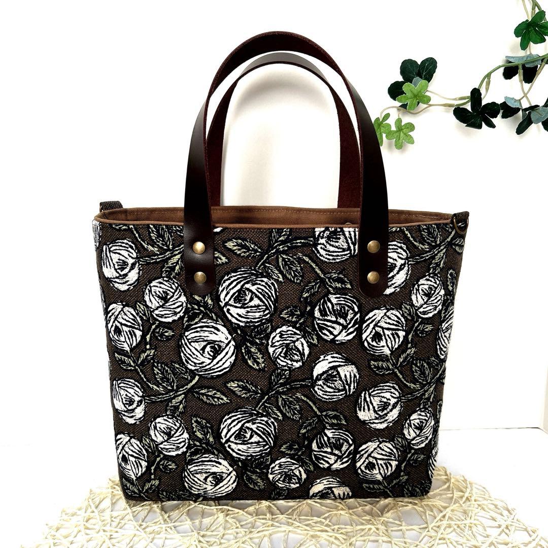 ミナペルホネン　舟形トートバッグ　ハンドメイド