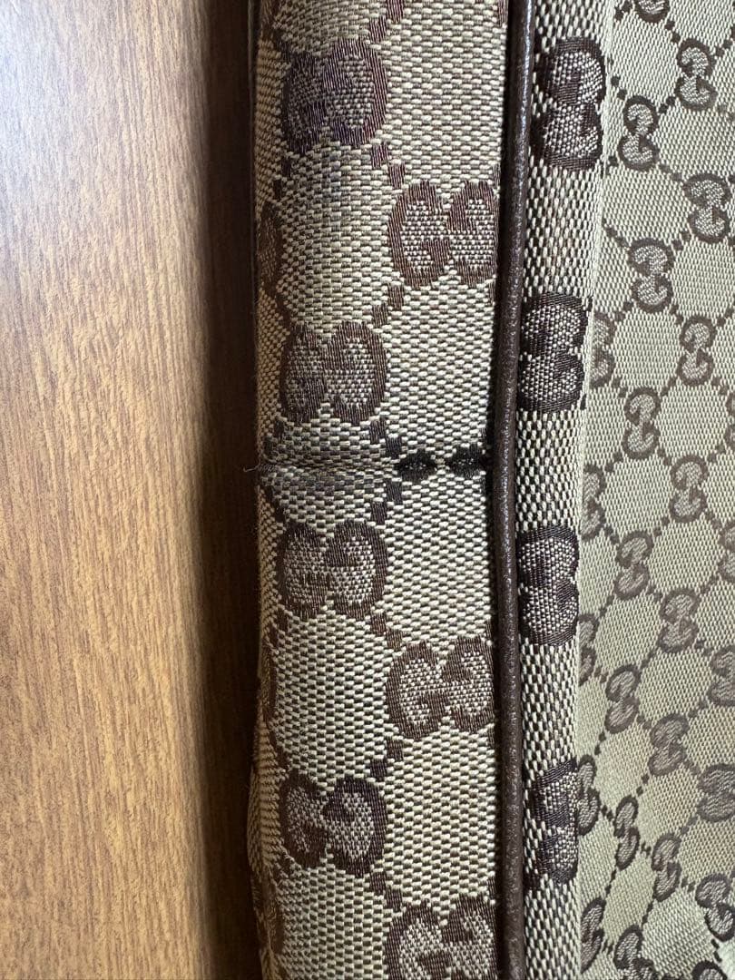 正規品GUCCI 130738 アピー GGキャンバス ハンドバッグ