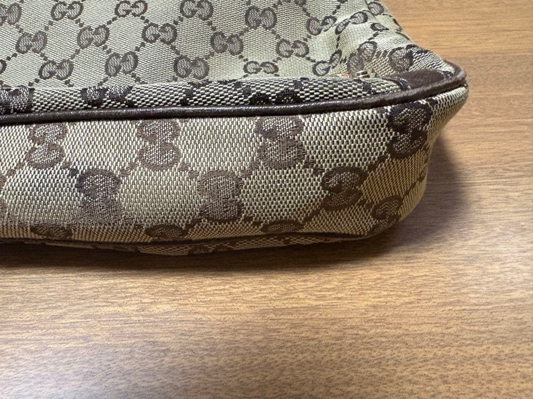 正規品GUCCI 130738 アピー GGキャンバス ハンドバッグ