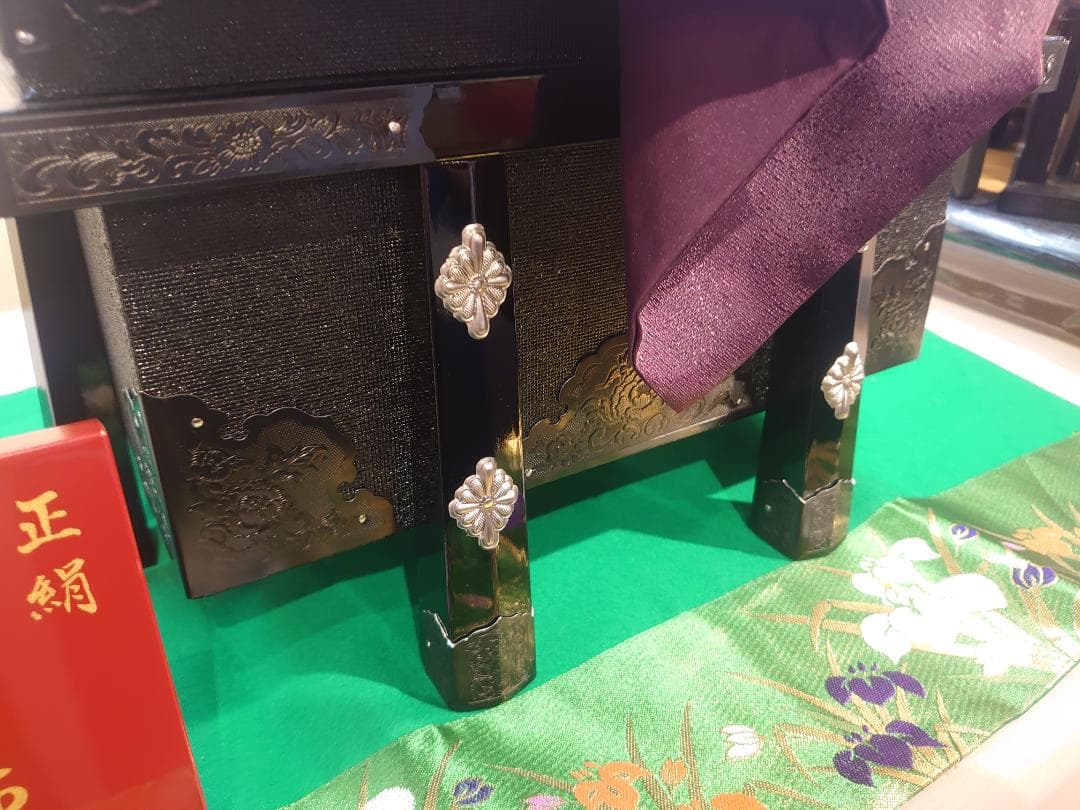 ●収納式　●五月人形フルセット●　中鍬形金兜　コンパクト