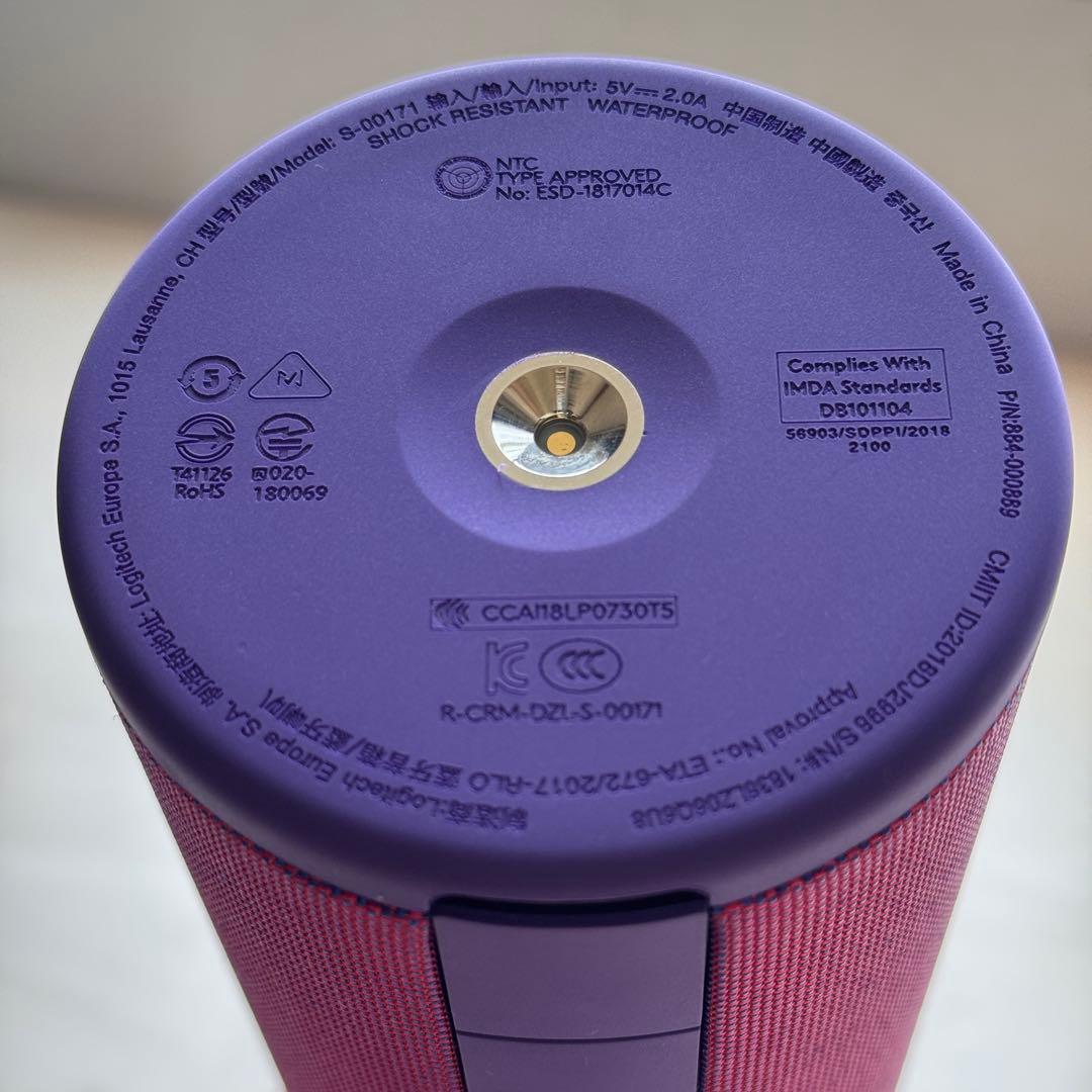 ピンクの猫【防水】Bluetoothスピーカー（ULTIMATE EARS