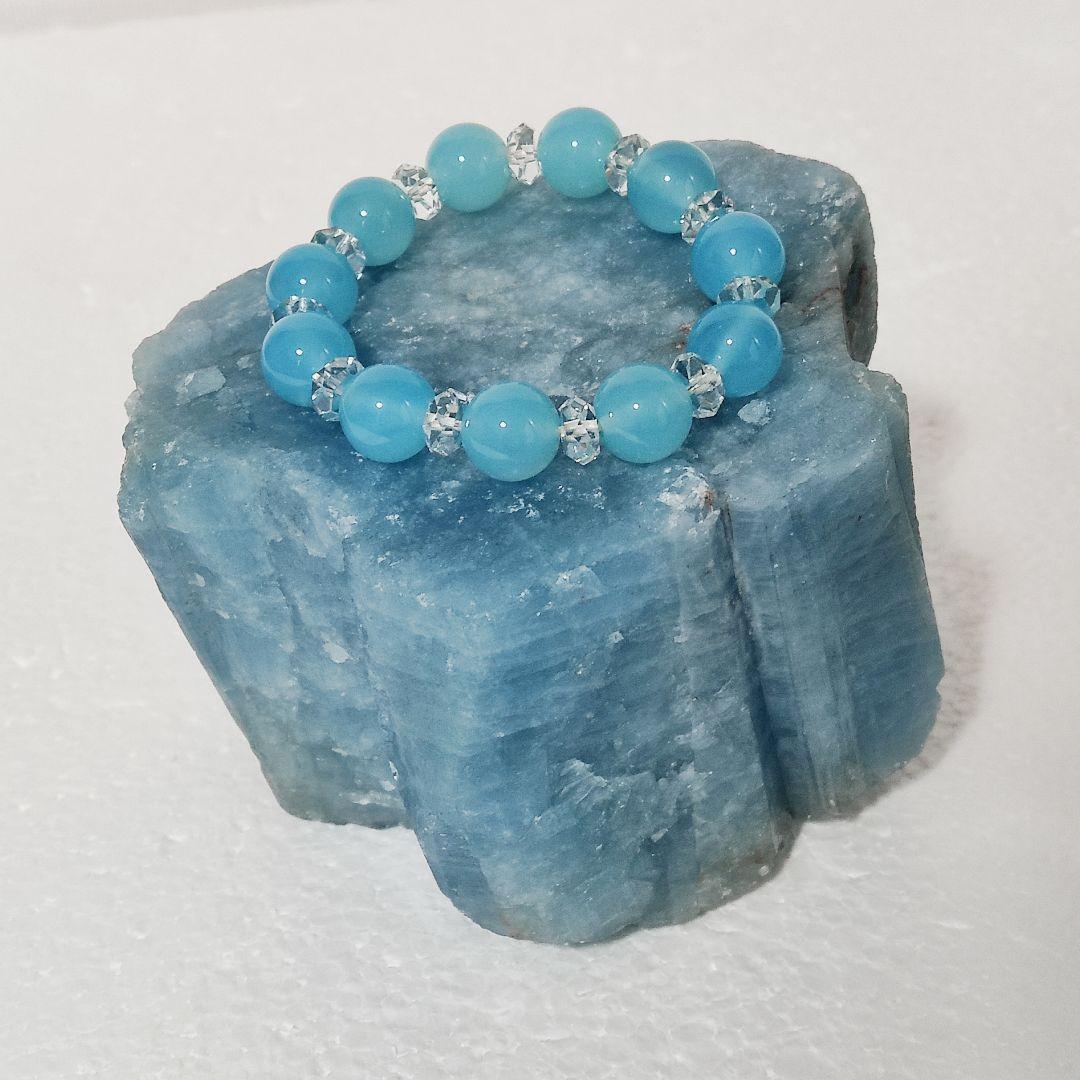 パワーストーン　天然石　原石　アクアマリン　1,413g　No.853