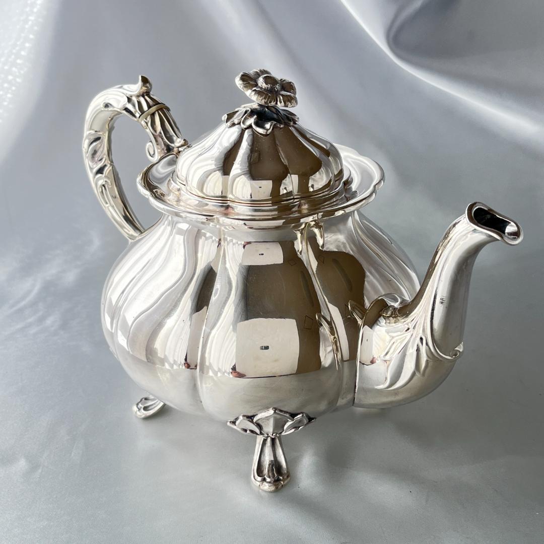 【Cohr】ティーポット【シルバープレート】デンマーク