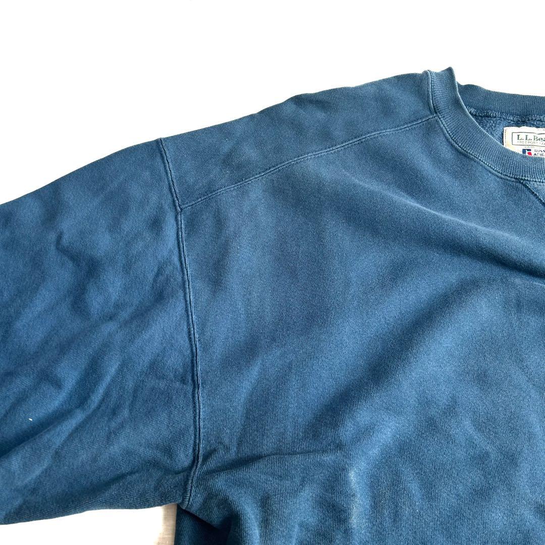 L.L.Bean Russell USA製　前V スウェット　ダブルネーム