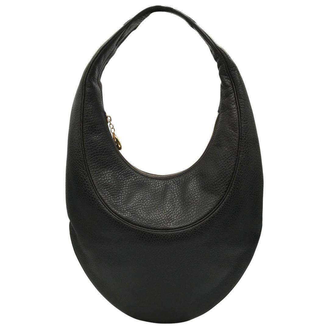 【極美品】ブルガリ アスコット ホーボー ショルダーバッグ レザー