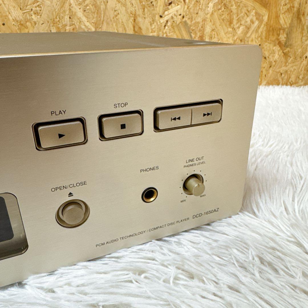 DENON CDプレーヤー CDデッキ DCD-1650AZ リモコン/取説付属