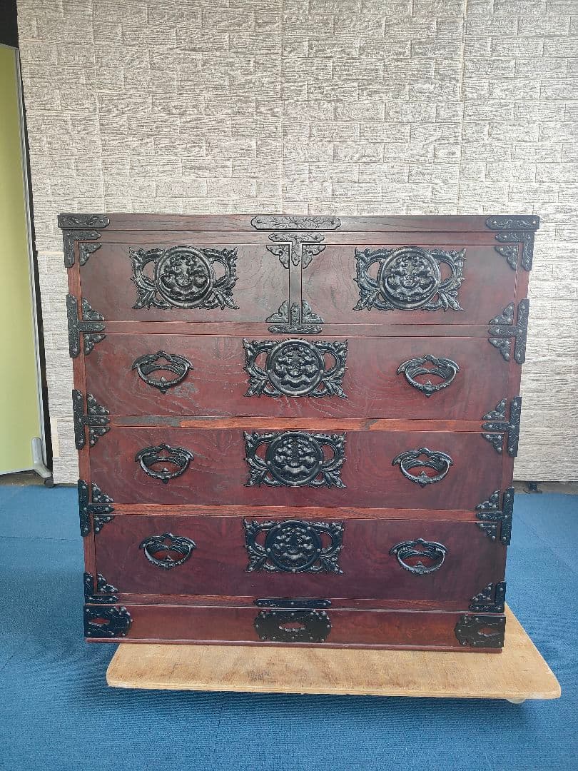 岩谷堂箪笥 桜木作 4段 チェスト 和箪笥