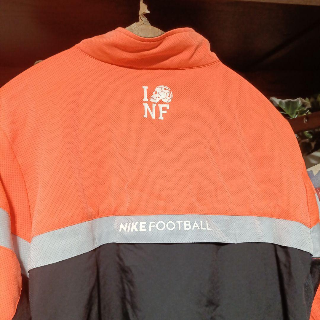NIKE ナイキ nftb 薄手ジャージ 上下 セットアップ L 蛍光オレンジ色