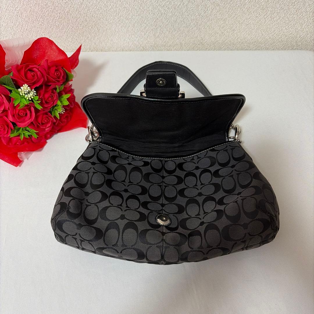 バッグ RARE COACH SOHO signature 17093 hand bag