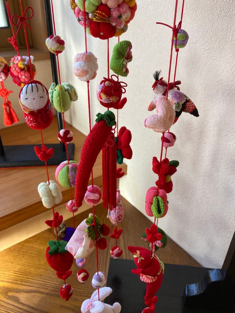 吊し雛　吊るし飾り　さげもん　初節句　縁起物　ちりめん細工