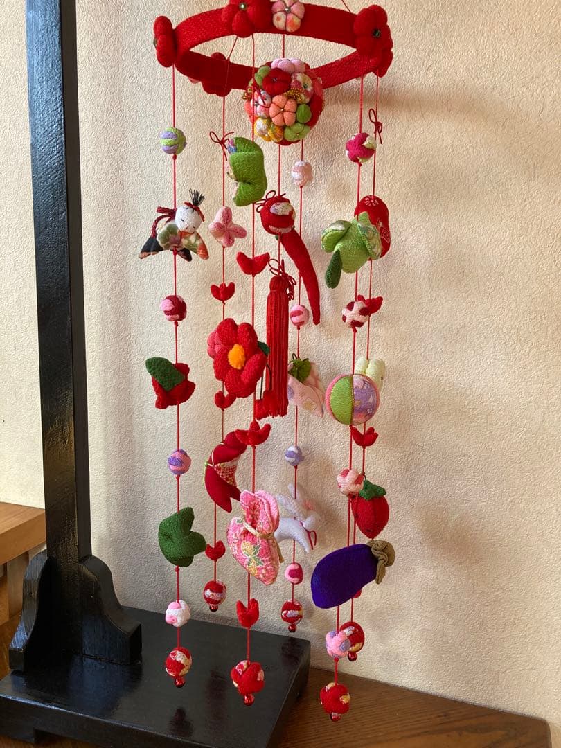 吊し雛　吊るし飾り　さげもん　初節句　縁起物　ちりめん細工